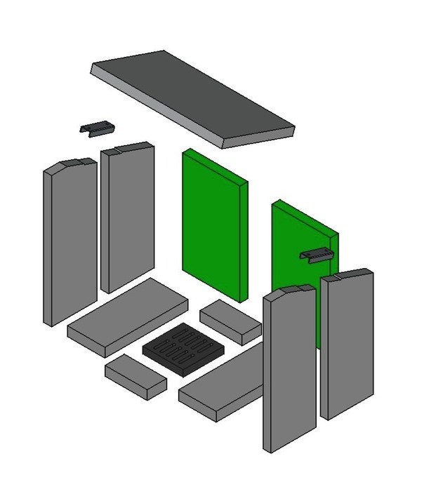 UNI-1149 4.0 | Brennraum hinten Set 2-teilig