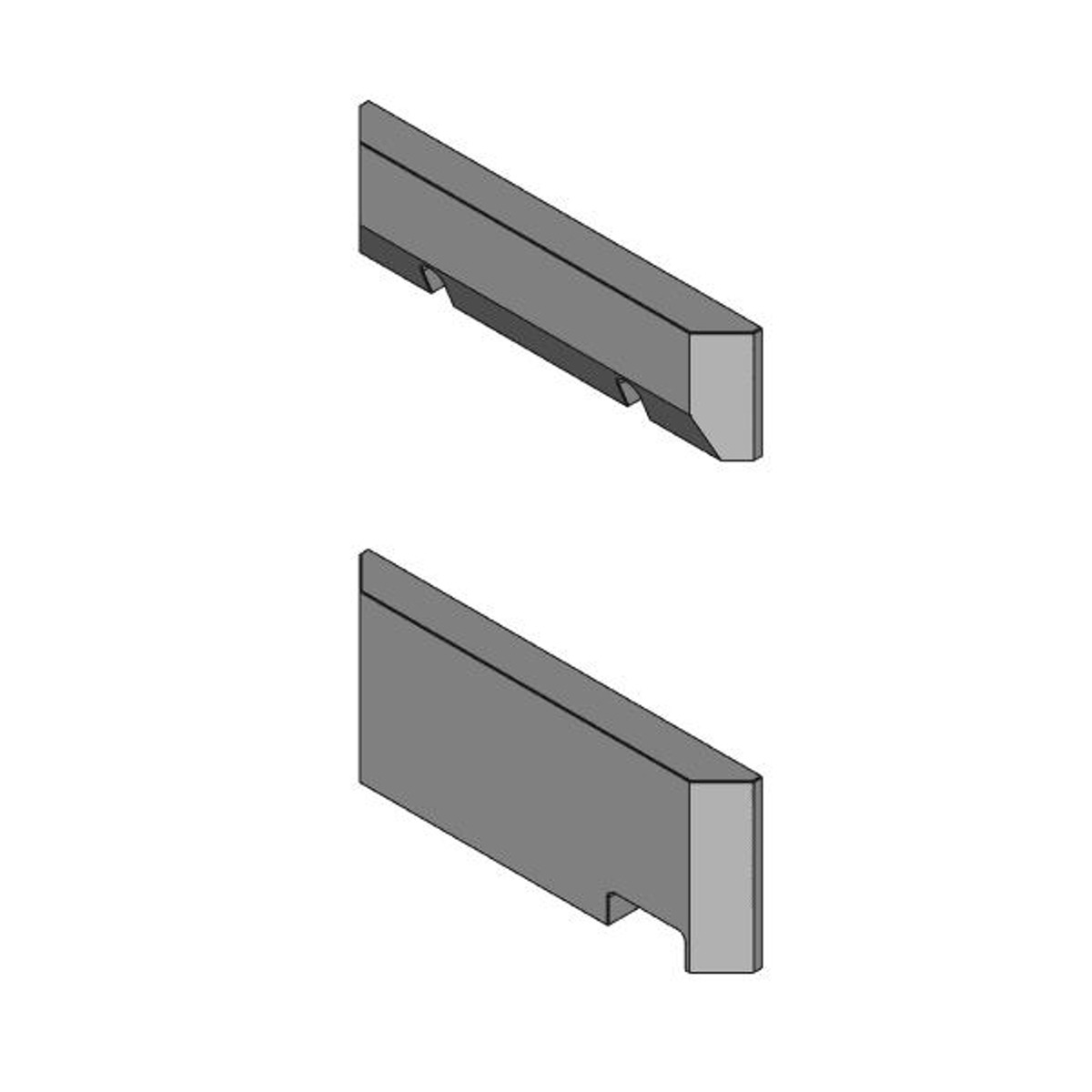 Brennraum vorne Set 2-teilig